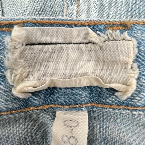Current/Elliott The Boyfriend Distressed Cut Off Jean Shorts Size 28 Women's - Picture 2 of 6